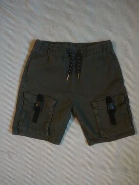 Ring of Fire Kids Cargo Shorts - Olive Green
